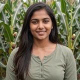 Priya, farmer from Iowa originally from California