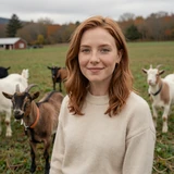 Sarah, a Jewish-American goat dairy farmer from Vermont