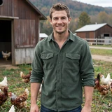 Dustin, poultry farmer from Moorefield, West Virginia