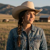 Sarah, 29, ranch owner from Montana - example farmer dating profile